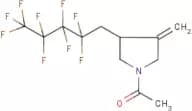 N-Acetyl-3-methylene-4-(1H,1H-nonafluoropentyl)pyrrolidine