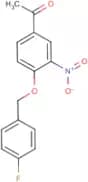 4'-(4-Fluorobenzyloxy)-3'-nitroacetophenone