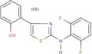 2-(2,6-Difluorophenyl)amino-4-(2-hydroxyphenyl)-1,3-thiazole hydrobromide
