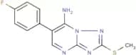 7-Amino-6-(4-fluorophenyl)-2-(methylthio)[1,2,4]triazolo[1,5-a]pyrimidine