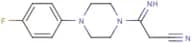 3-[4-(4-Fluorophenyl)piperazin-1-yl]-3-iminopropionitrile