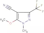 5-Methoxy-1-methyl-3-(trifluoromethyl)-1H-pyrazole-4-carbonitrile