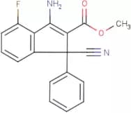 Methyl 3-amino-1-cyano-4-fluoro-1-phenyl-1H-indene-2-carboxylate