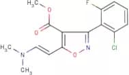 Methyl 3-(2-chloro-6-fluorophenyl)-5-[2-(dimethylamino)vinyl]isoxazole-4-carboxylate
