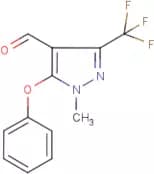 1-Methyl-5-phenoxy-3-(trifluoromethyl)-1H-pyrazole-4-carboxaldehyde