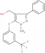 [1-Methyl-3-phenyl-5-[3-(trifluoromethyl)phenylthio]-1H-pyrazol-4-yl]methanol