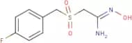2-(4-Fluorobenzylsulphonyl)acetamidoxime