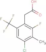 4-Chloro-2-fluoro-3-methyl-6-(trifluoromethyl)phenylacetic acid