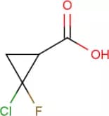 2-Chloro-2-fluorocyclopropane-1-carboxylic acid