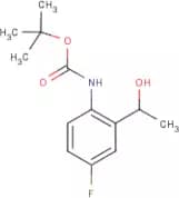 tert-Butyl 4-fluoro-2-(1-hydroxyethyl)phenylcarbamate