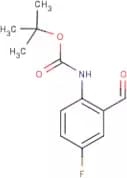 tert-Butyl 4-fluoro-2-formylphenylcarbamate