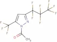 1-Acetyl-3(5)-perfluoropropyl-5(3)-trifluoromethylpyrazole