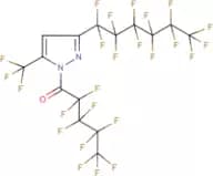 3(5)-(Perfluoro-n-hexyl)-5(3)-trifluoromethyl-1-(nonafluoropentanoyl)pyrazole