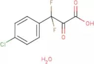 3-(4-Chlorophenyl)-3,3-difluoro-2-oxopropionic acid monohydrate