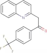 2-Quinolin-2-yl-1-[4-(trifluoromethyl)phenyl]ethanone