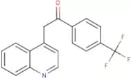 2-Quinolin-4-yl-1-[4-(trifluoromethyl)phenyl]ethanone