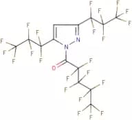1-Nonafluoropentanoyl-3,5-bis(heptafluoro-n-propyl)pyrazole