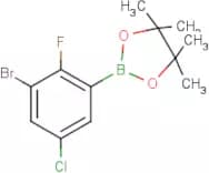 2-(3-Bromo-5-chloro-2-fluorophenyl)-4,4,5,5-tetramethyl-1,3,2-dioxaborolane