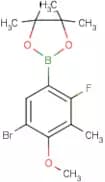 2-(5-Bromo-2-fluoro-4-methoxy-3-methylphenyl)-4,4,5,5-tetramethyl-1,3,2-dioxaborolane