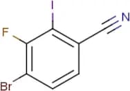 4-Bromo-3-fluoro-2-iodobenzonitrile