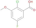 2-Chloro-5-fluoro-3-methoxybenzoic acid