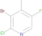 3-Bromo-2-chloro-5-fluoro-4-methylpyridine