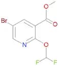 Methyl 2-difluoromethoxy-5-bromo-3-pyridinecarboxylate
