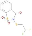 2-((2,2-difluoroethyl)thio)benzo[d]isothiazol-3(2H)-one 1,1-dioxide