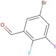 5-Bromo-2-fluoro-3-iodobenzaldehyde