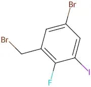 5-Bromo-2-fluoro-3-iodobenzyl bromide
