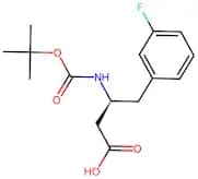 (S)-3-((tert-Butoxycarbonyl)amino)-4-(3-fluorophenyl)butanoic acid