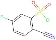 2-Cyano-5-fluorobenzenesulfonyl chloride