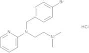 Bromopyramine Hydrochloride (N-[(4-Bromophenyl)methyl]-N-[2-(dimethylamino)ethyl]pyridin-2-amine H…
