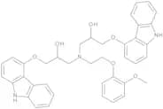 Carvedilol Biscarbazole (1,1'-[[2-(2-Methoxyphenoxy)ethyl]nitrilo]-bis[3-(9H-carbazol-4-yloxy)prop…
