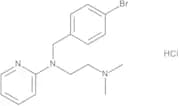 Bromopyramine Hydrochloride (N-[(4-Bromophenyl)methyl]-N-[2-(dimethylamino)ethyl]pyridin-2-amine H…