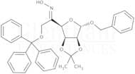 Benzyl 2,3-O-isopropylidene-6-O-trityl-5-keto-α-D-mannofuranoside 5-oxime