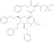 N-ω-(2-Acetamido-3,4,6-tri-O-benzyl-2-deoxy-b-D-glucopyranosyl)-N-a-Boc-L-asparagine benzyl ester