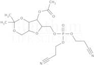 4-O-Acetyl-2,5-anhydro-1,3-O-isopropylidene-6-[bis(2-cyanoethyl)phosphoryl]-D-glucitol