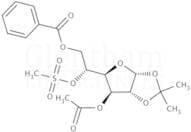 3-O-Acetyl-6-O-benzoyl-5-O-methylsulfonyl-1,2-O-isopropylidene-a-D-glucofuranose