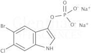 5-Bromo-6-chloro-3-indolyl phosphate disodium salt monohydrate