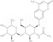 4-Methylumbelliferyl 2-acetamido-2-deoxy-4-O-(a-L-fucopyranosyl)-b-D-glucopyranoside