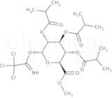 Methyl 2,3,4-Tri-O-isobutyryl-1-O-trichloroacetimidoyl-α-D-glucopyranuronate