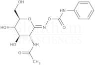 O-(2-Acetamido-2-deoxy-D-glucopyranosylidene)amino N-phenyl carbamate