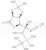5-Azido-6-(tert-butyldimethylsilyl)-2,3-O-isopropylidene L-gulono-1,4-lactone