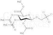 Trichloroethyl b-D-glucopyranosiduronic acid methyl ester triacetate
