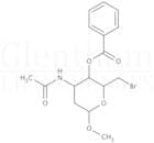 Methyl 3-Acetylamino-4-O-benzoyl-6-bromo-2,3,6-trideoxy-α-D-ribo-hexopyranoside