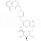 Desmethyl ranolazine b-D-glucuronide