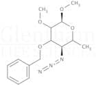 Methyl 4-Azido-4,6-dideoxy-2-O-methyl-3-O-benzyl-α-D-glucopyranoside