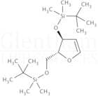 1,4-Anhydro-2-deoxy-3,5-bis-O-(t-butyldimethylsilyl)-D-erythro-pent-1-enitol