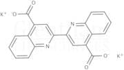 2,2''-Biquinoline-4,4''-dicarboxylic acid dipotassium salt trihydrate